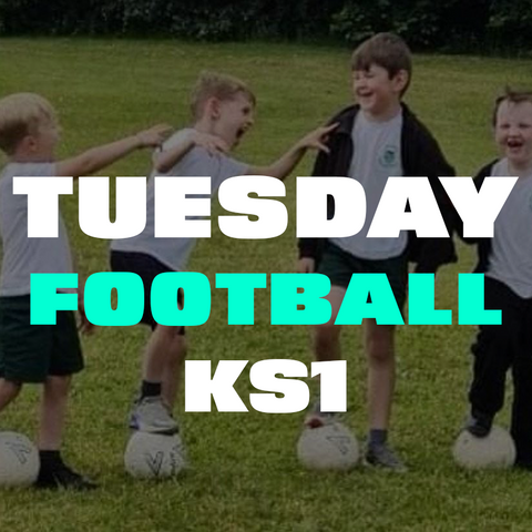 Tuesday KS1 Football - After School Club